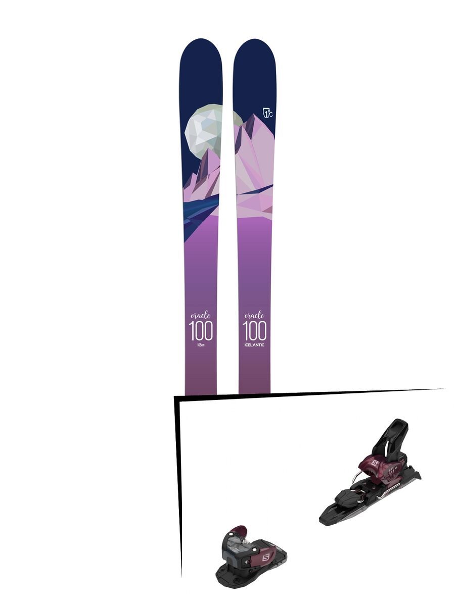 Set: Icelantic Oracle 100 2018 + Salomon Warden MNC 11 fig - Bild 1