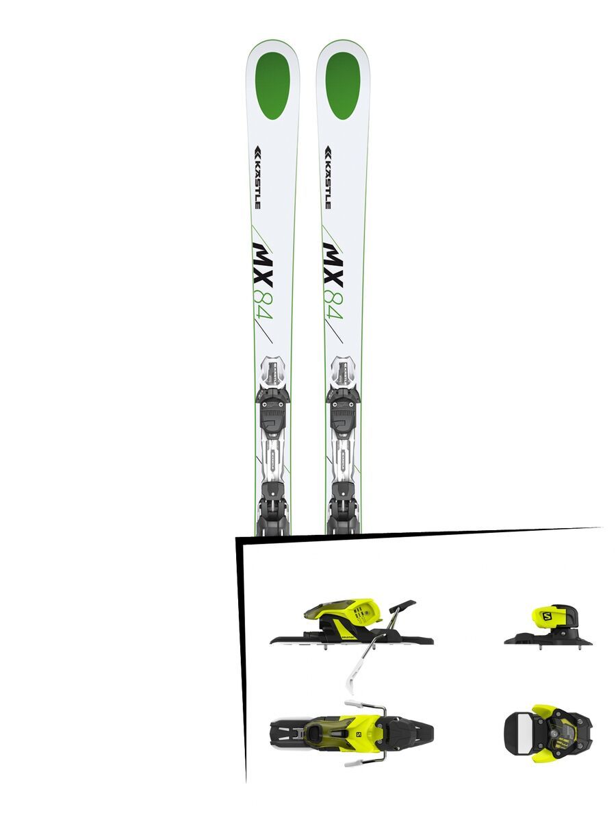 Set: Kästle MX84 2019 + Salomon Warden 11 yellow/black - Bild 1