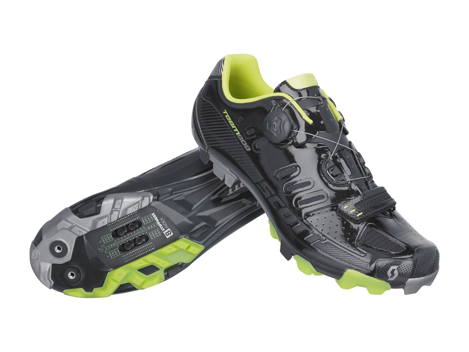 Scott MTB Team Boa, black gloss/lime green - Bild 1