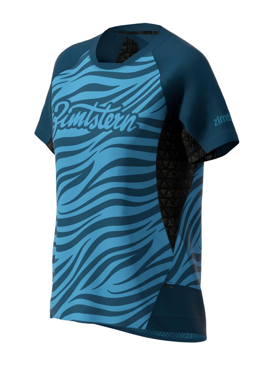 Zimtstern TechZonez Shirt SS Women, heritage blue/french navy - Bild 2