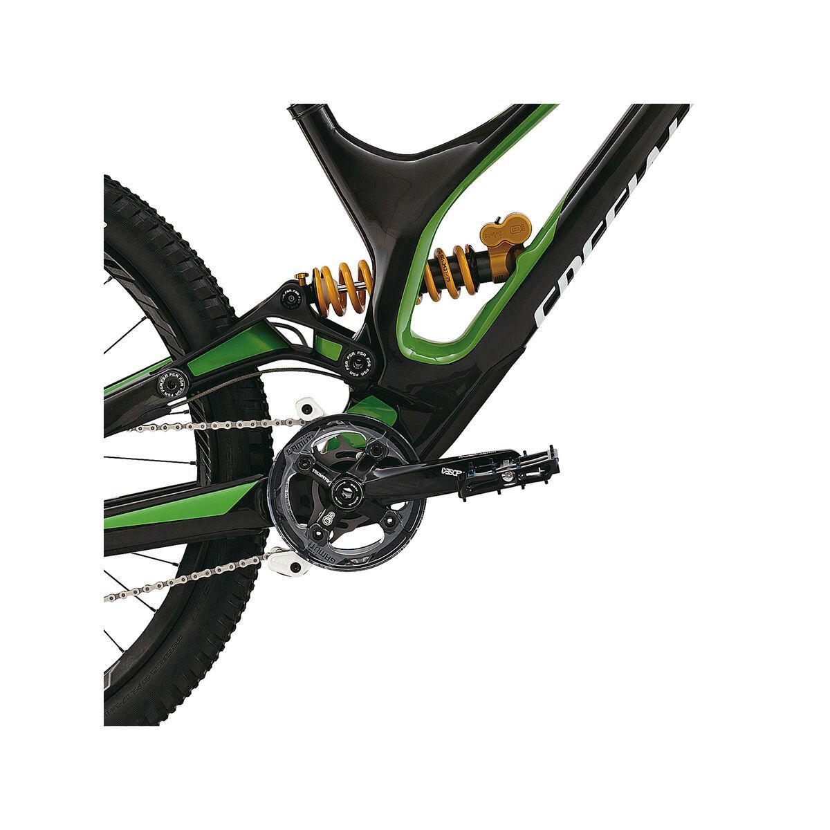 Specialized Demo 8 I Carbon 650b, gloss carbon/moto green/white - Bild 3