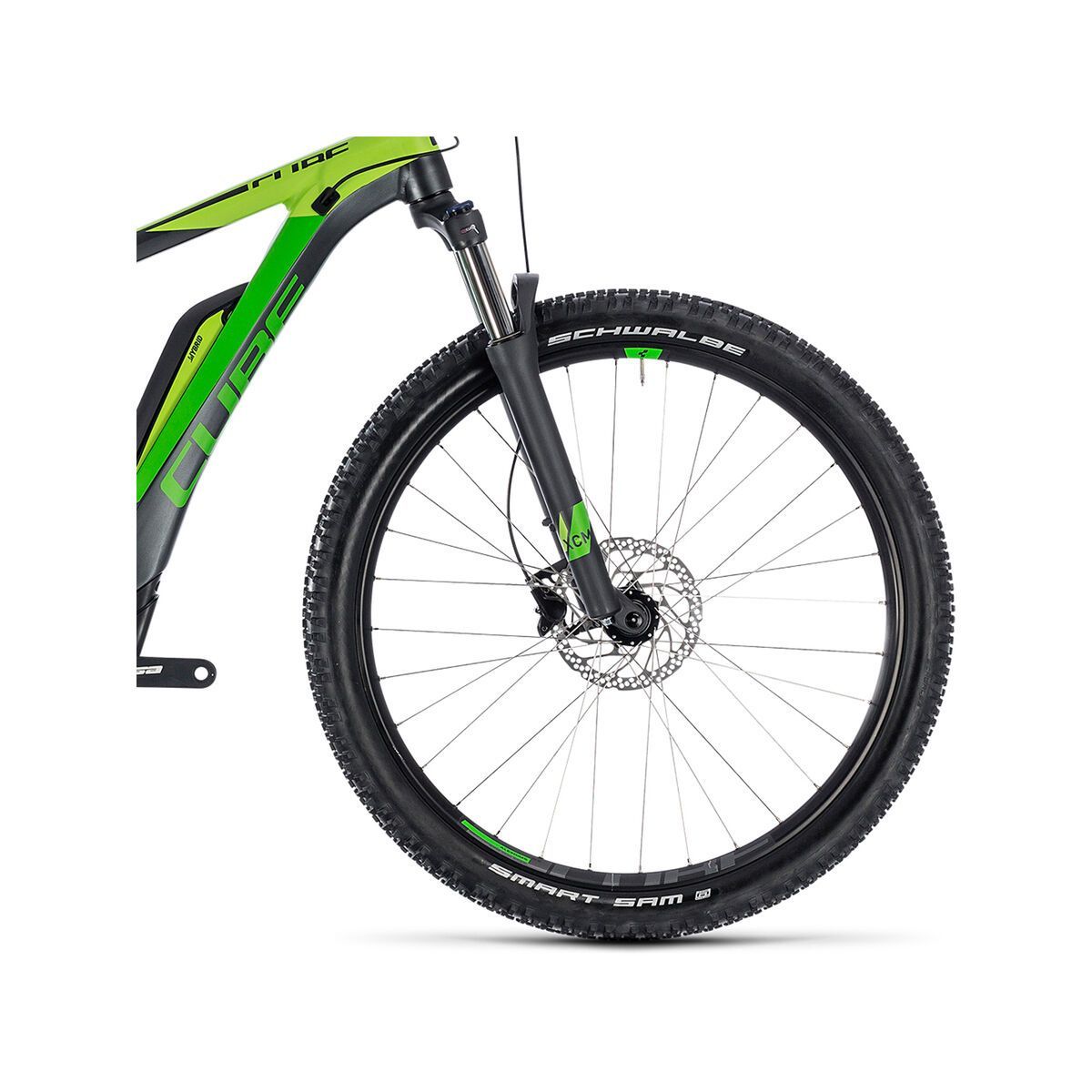 Cube Reaction Hybrid Pro 400 29, iridium´n´green - Bild 3