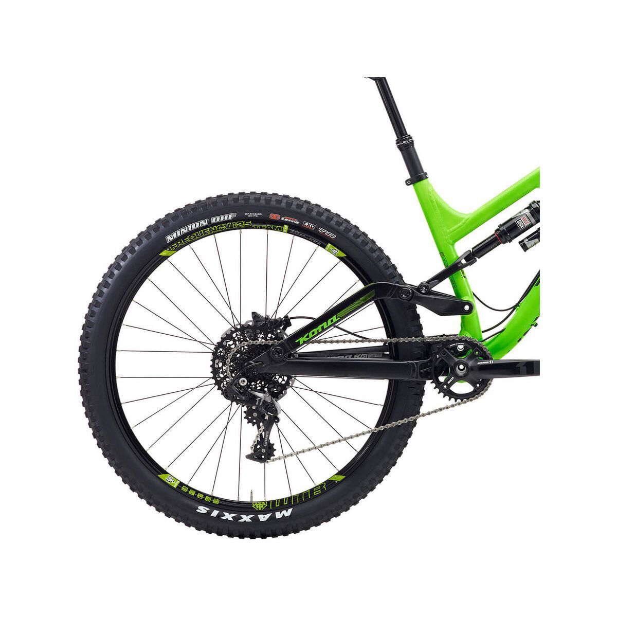 Kona Process 153 DL, Matt Flo Green & Black w/Gloss Black & Green - Bild 4