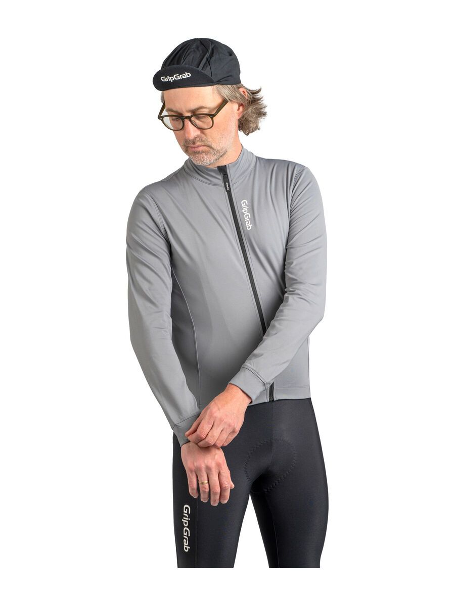 GripGrab RIDE Thermal Long Sleeve Jersey, grey - Bild 5