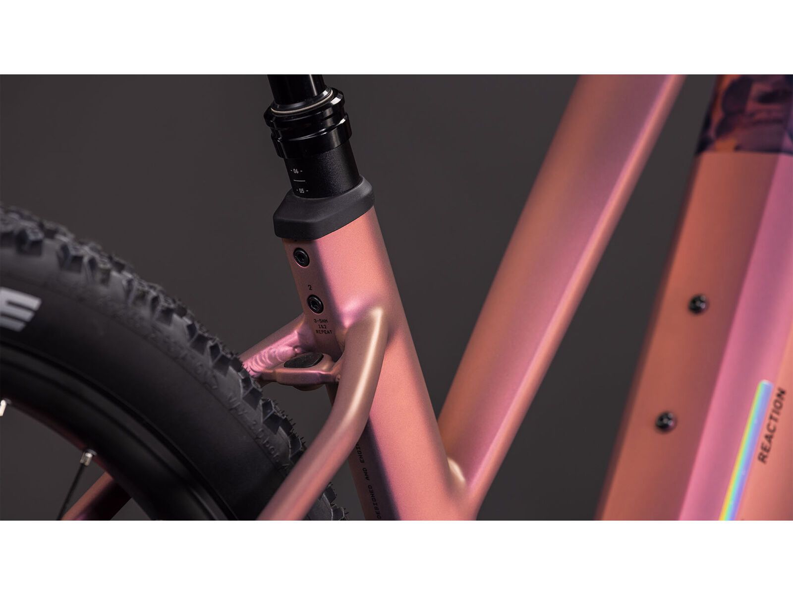 Cube Reaction Hybrid SLX 800 Trapeze 27.5, shiftblush´n´art - Bild 5