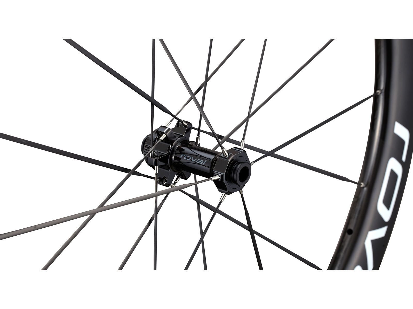 Specialized Roval Rapide CLX III - 700C / 12x100 mm, gloss carbon/gloss white - Bild 3