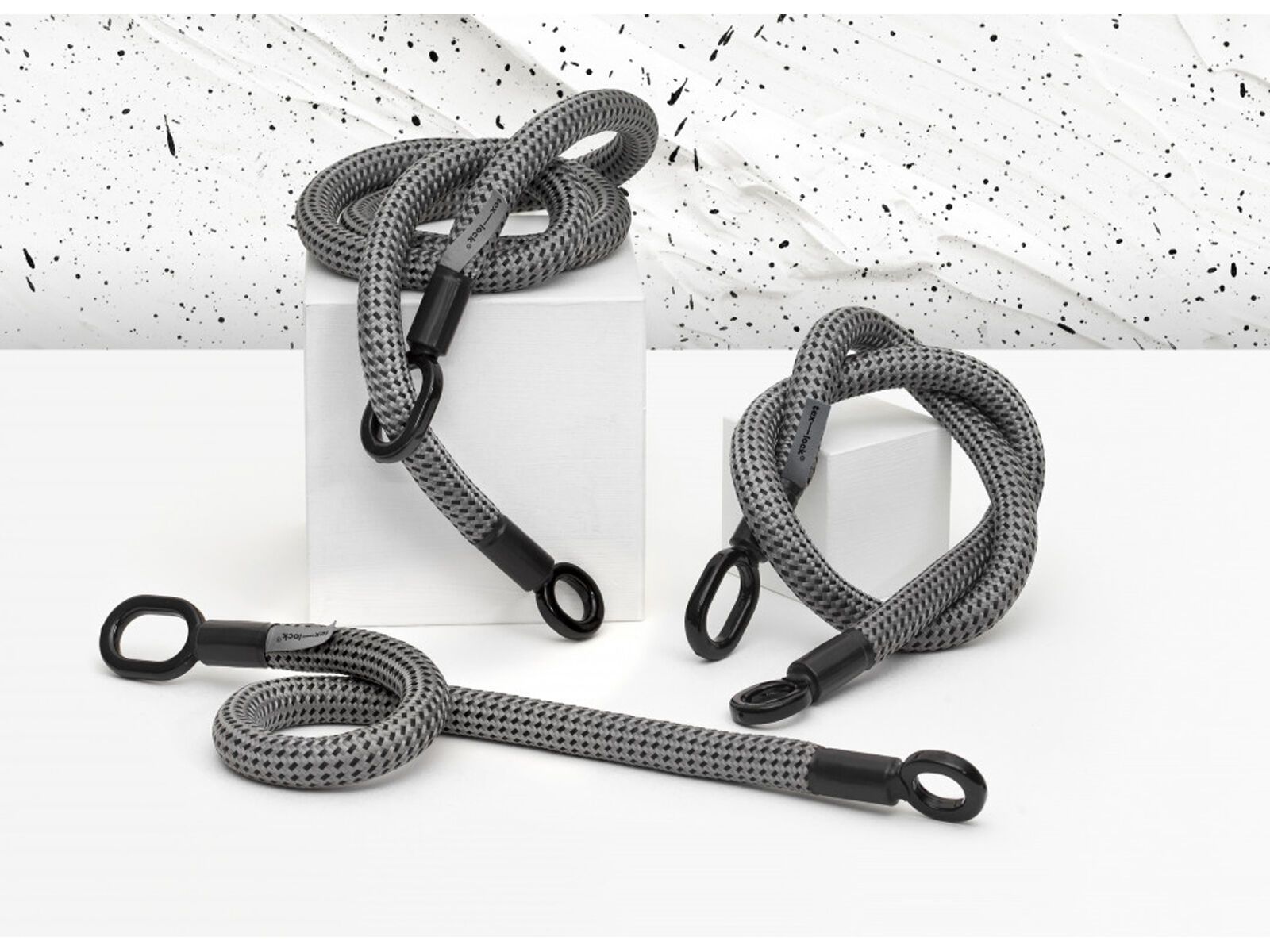 Tex-Lock Eyelet M 120 cm + X-Lock, grey/black - Bild 7