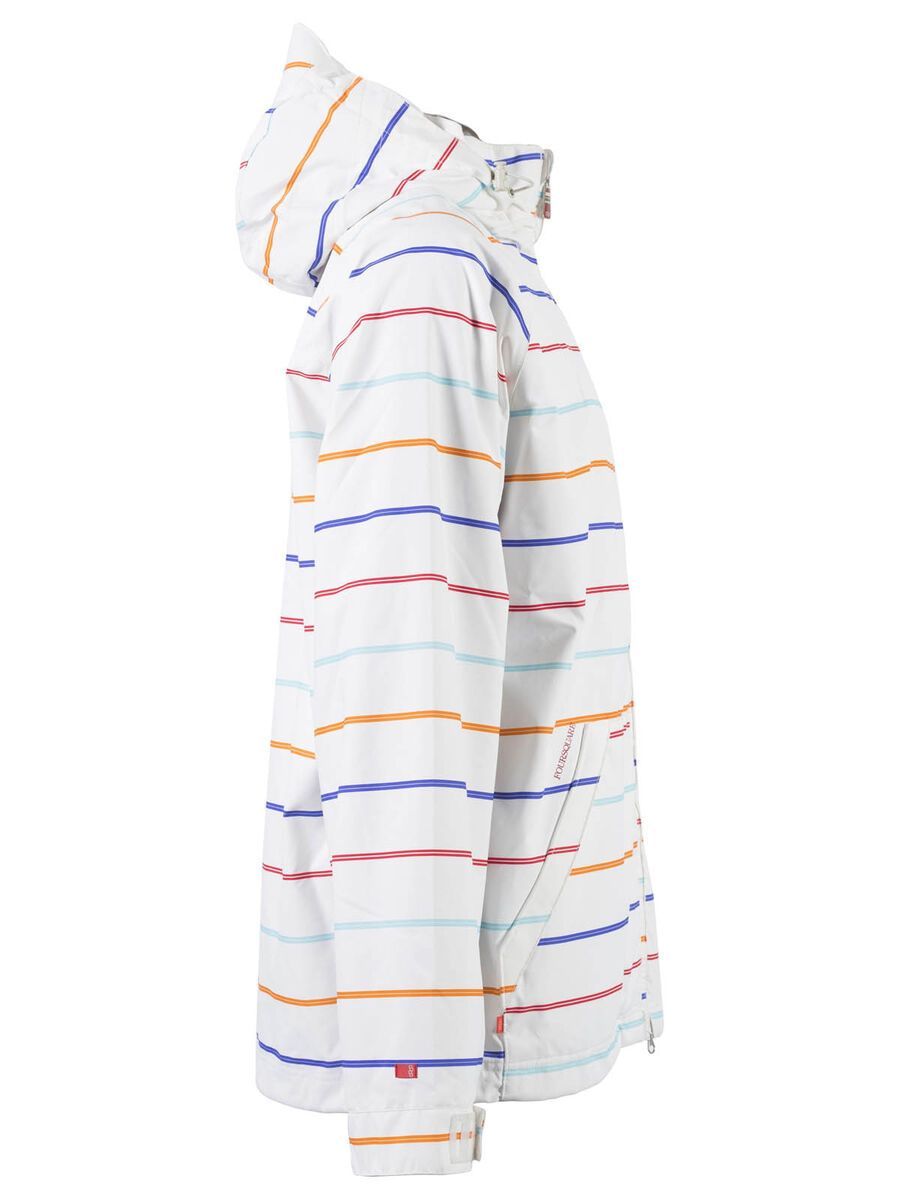 Foursquare Searle Jacket, White Stripes Poppin - Bild 3