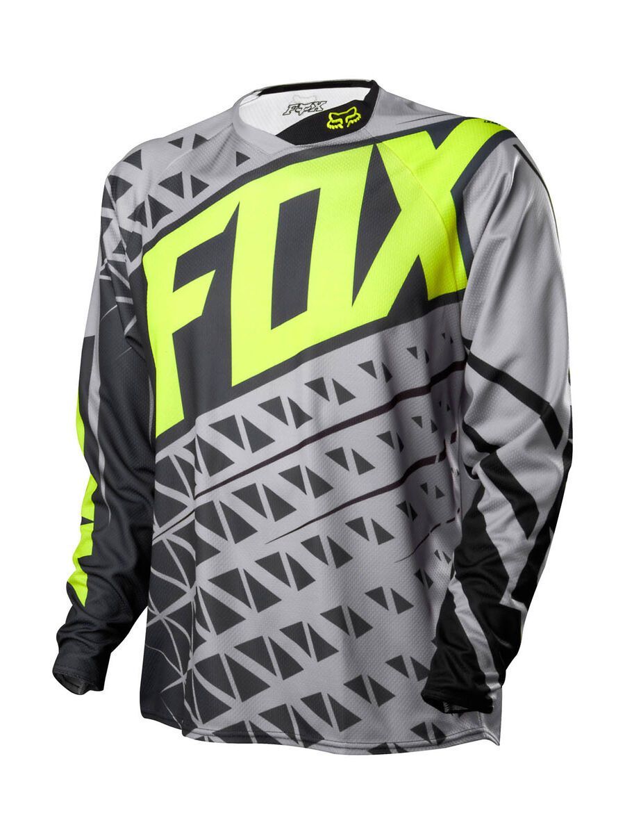 Fox Demo LS Jersey, grey/yellow - Bild 1