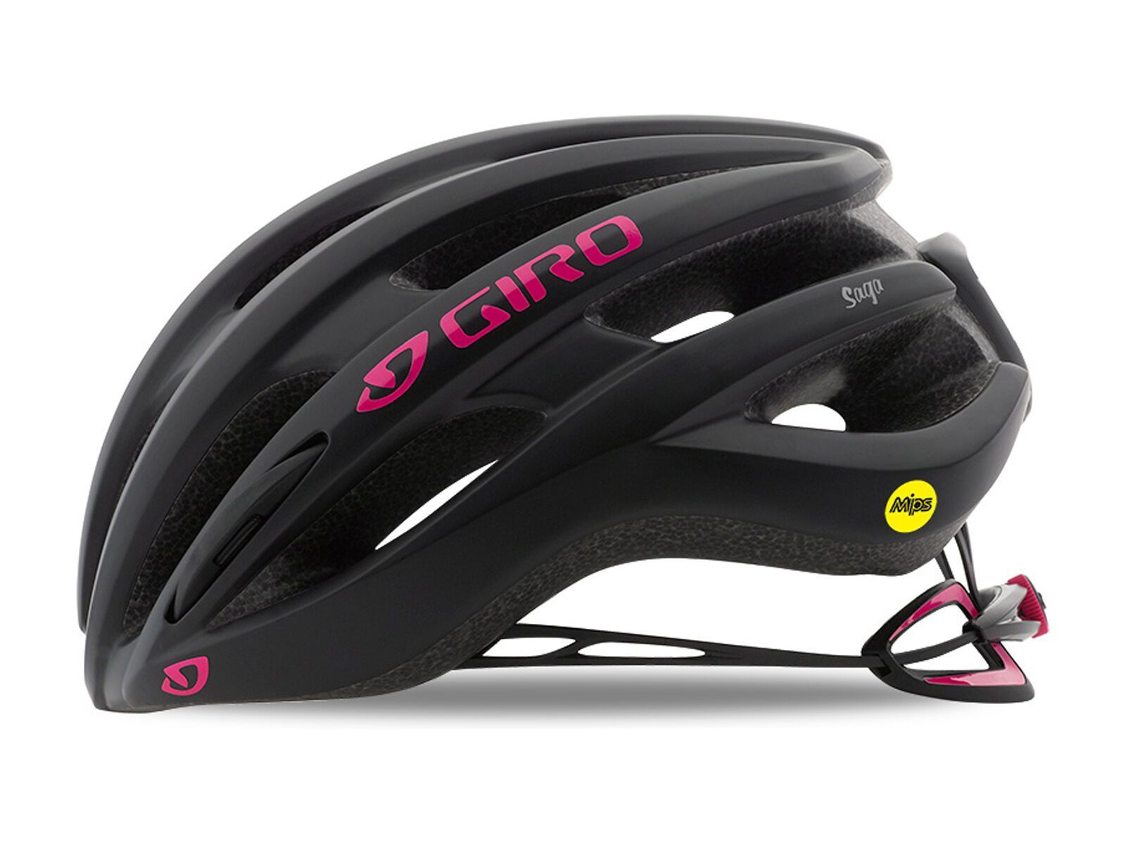 Giro Saga MIPS, matte black/bright pink - Bild 2