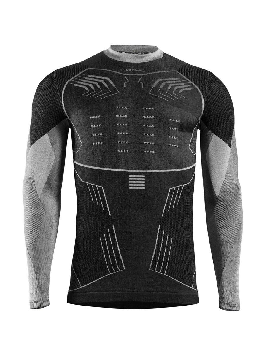 Iron-ic Long-Sleeve T-Shirt Performance Universe Warm - Man, black/silver - Bild 1
