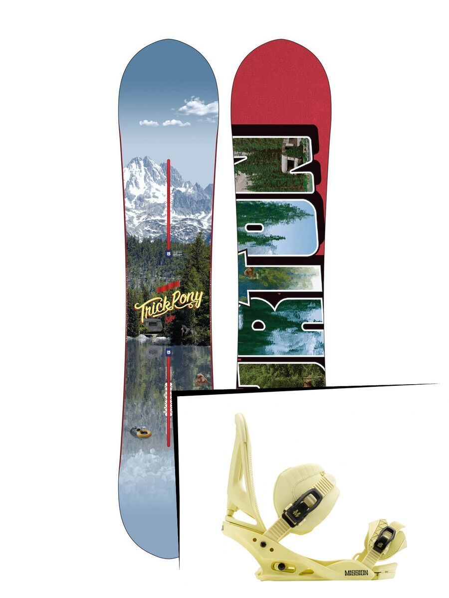 Set: Burton Trick Pony 2015 +  Mission - Restricted (494016S) - Bild 1