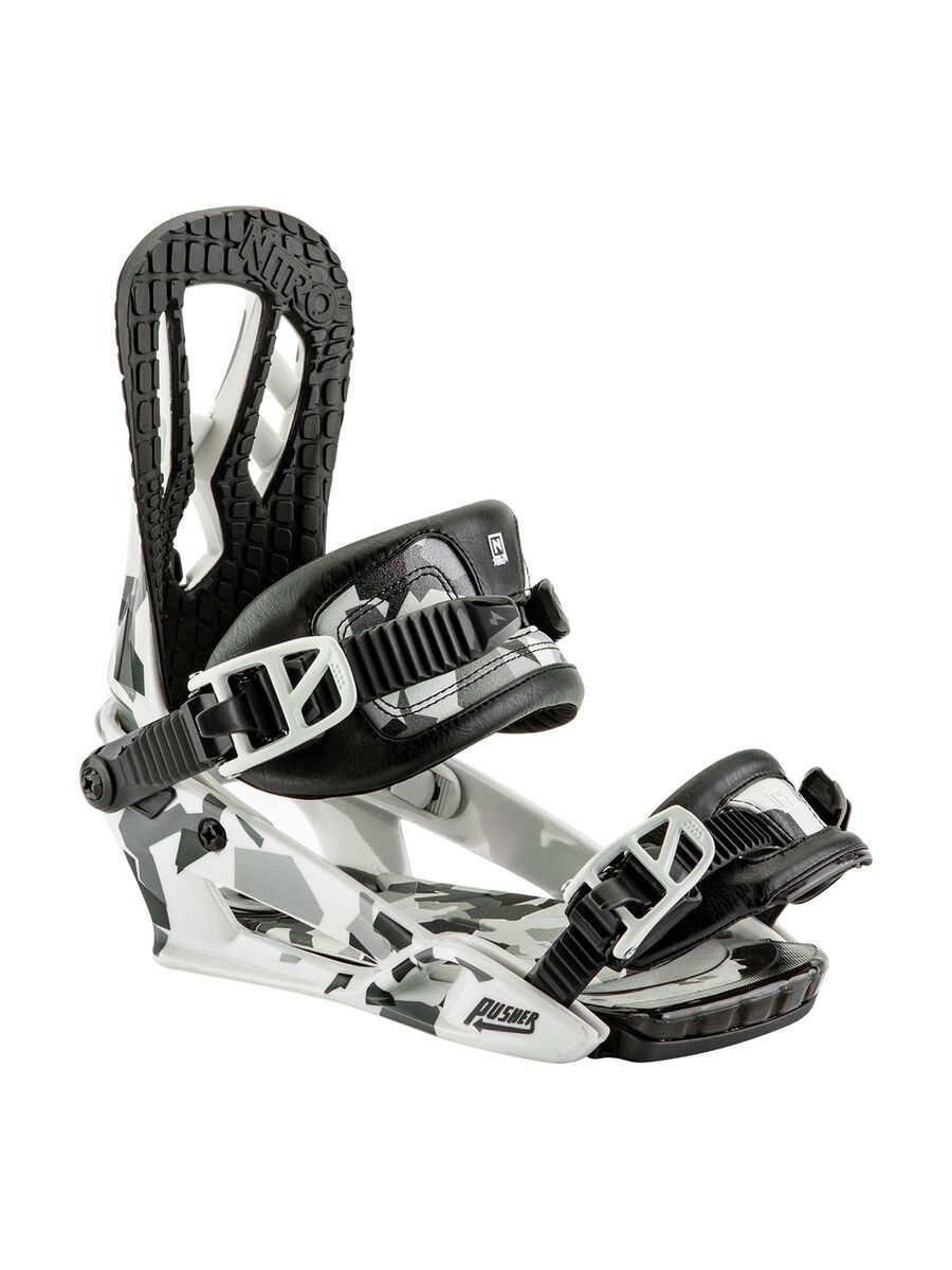 Set: Ride Crook 2017 + Nitro Pusher 2017, ice camo - Snowboardset - Bild 3