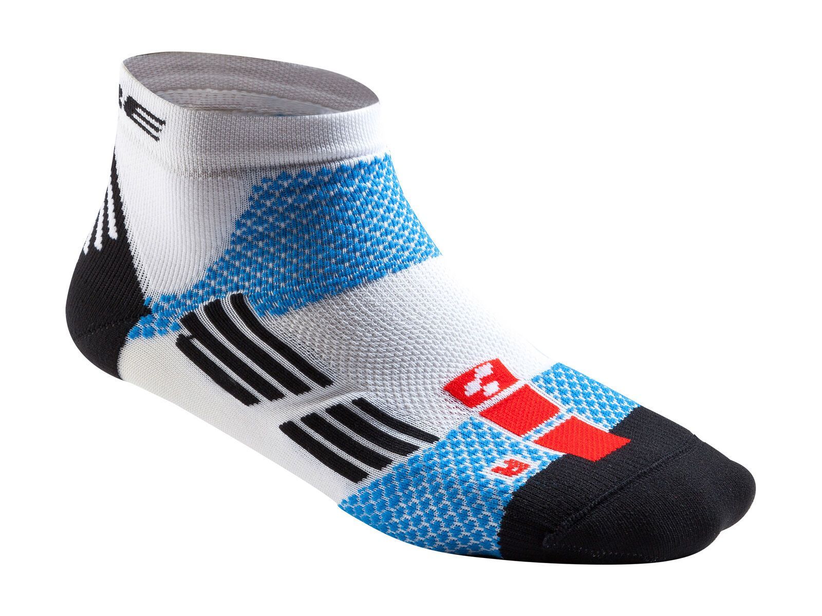 Cube Socke Race Cut Teamline, black´n´white´n´blue - Bild 1