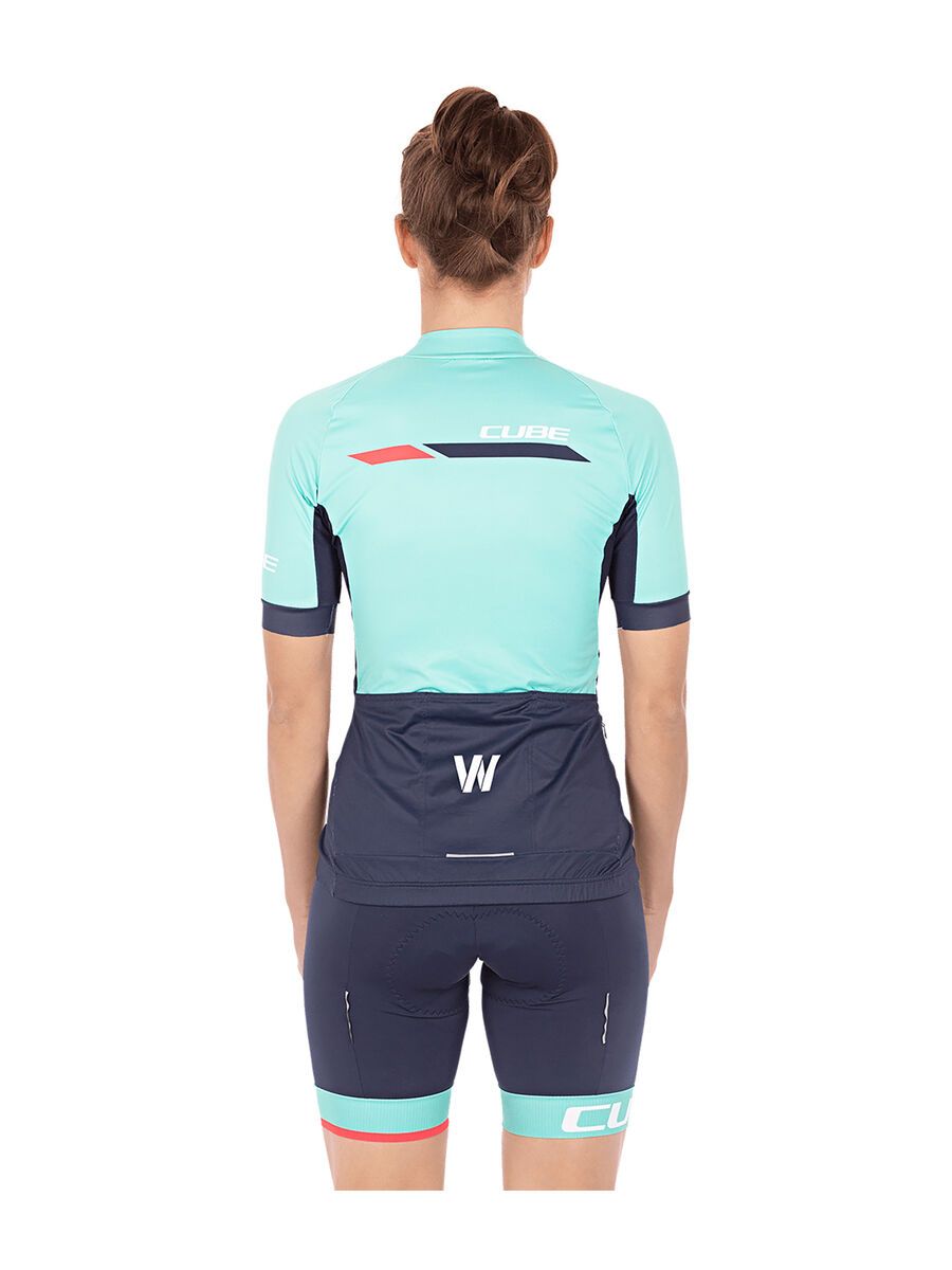 Cube Teamline WS Trikot kurzarm, blue´n´mint - Bild 3