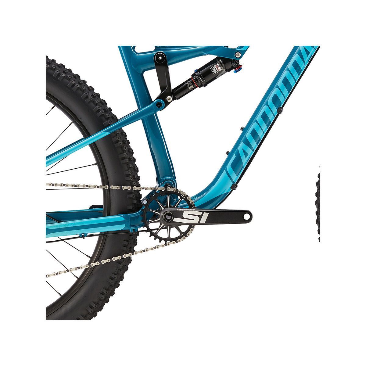 Cannondale Bad Habit 1, teal w/ turquoise, bad habit blue, gloss