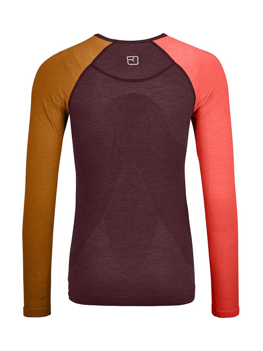 Ortovox 120 Merino Comp Light Long Sleeve W, winetasting - Bild 2