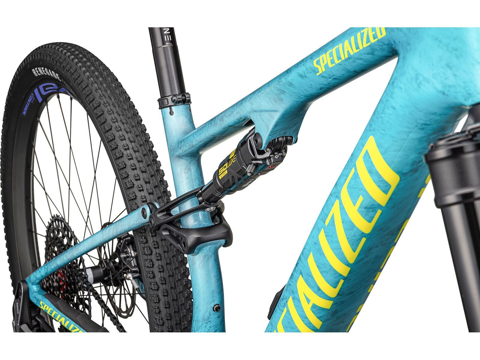 Specialized Epic 8 Pro, lagoon blue/liquid metal/yellow - Bild 6