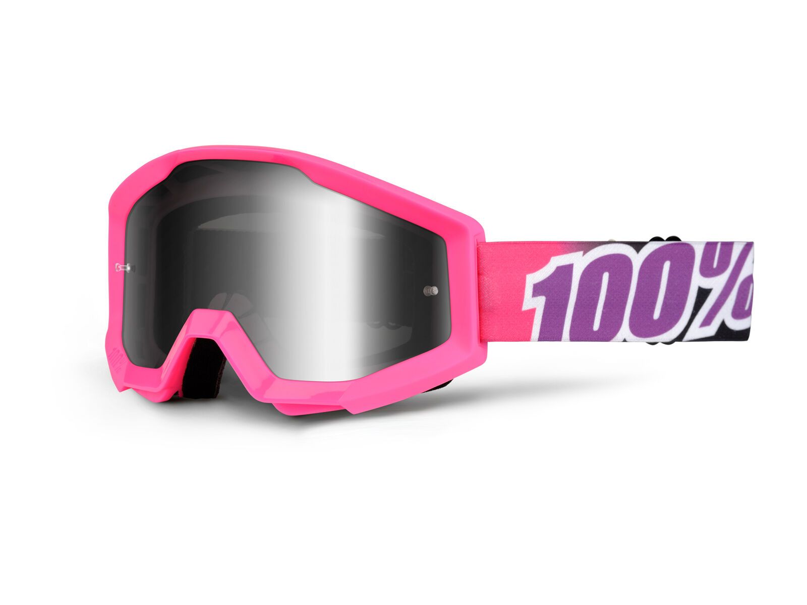 100% Strata, bubble gum/Lens: mirror silver - Bild 1