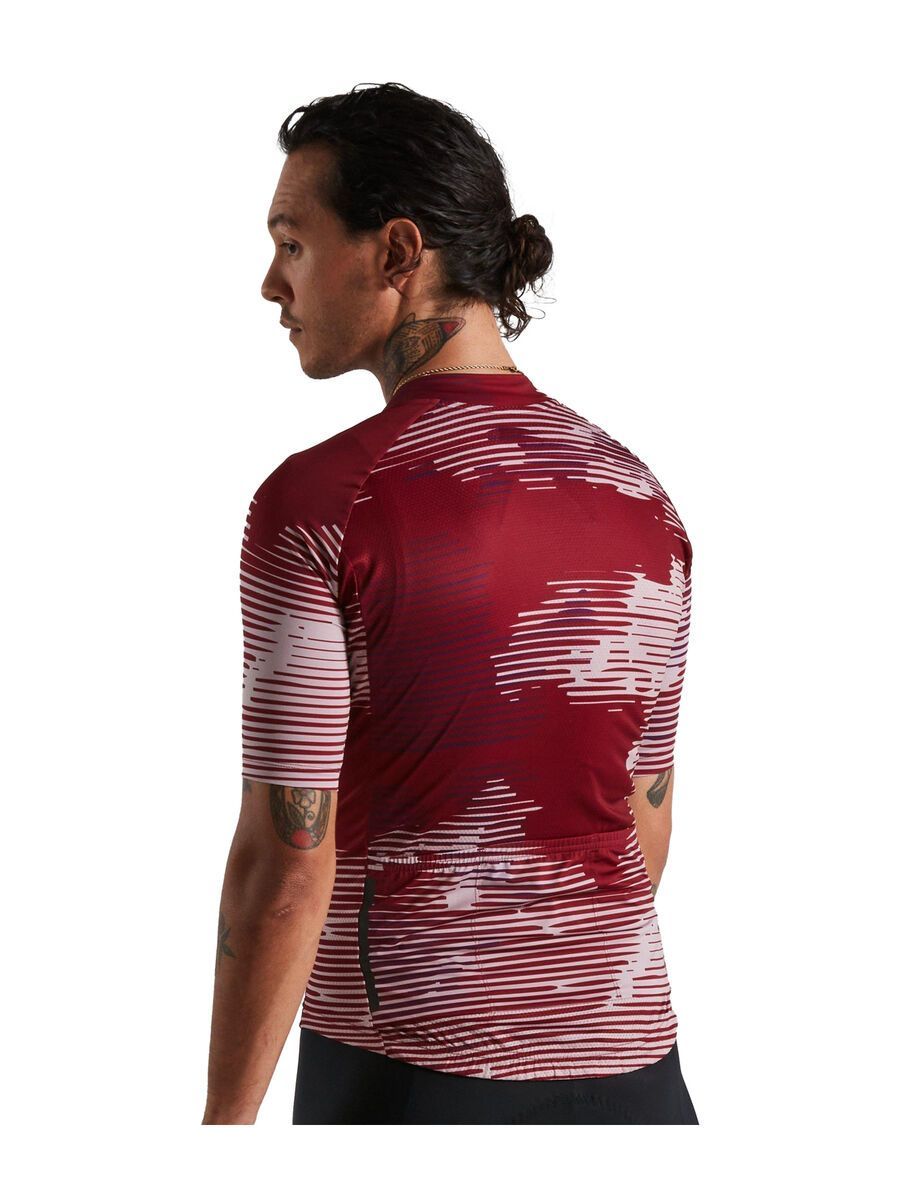 Specialized Men's SL Blur Short Sleeve Jersey, maroon - Bild 3