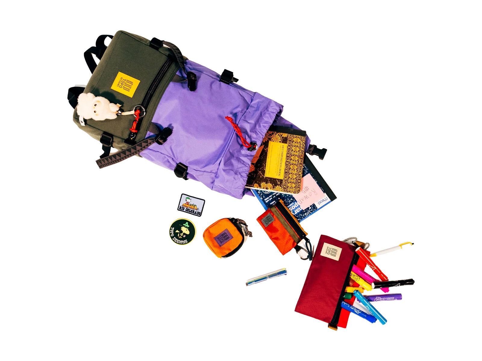 Topo Designs Rover Pack Classic 20L, very peri/forest - Bild 2