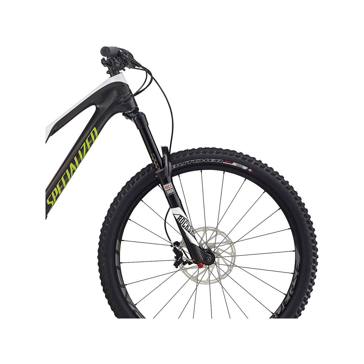 Specialized Stumpjumper FSR Expert Carbon 29, gloss white/carbon/hyper green - Bild 5