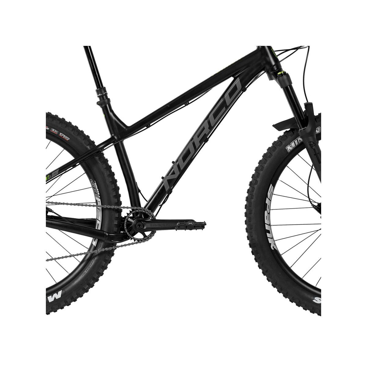 Norco Torrent HT+ 7.1, black/grey/green - Bild 3