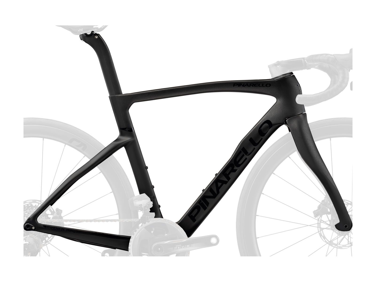 Pinarello F9 Frame Kit, razor black - Bild 1