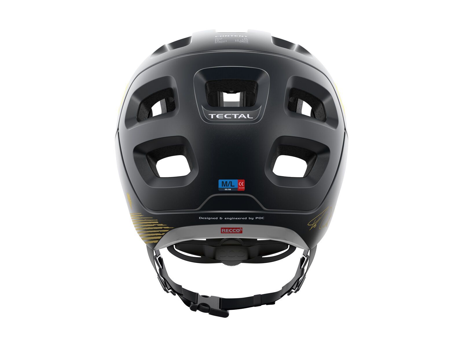 POC Tectal Fabio Wibmer Ed., uranium black matt/gold - Bild 3