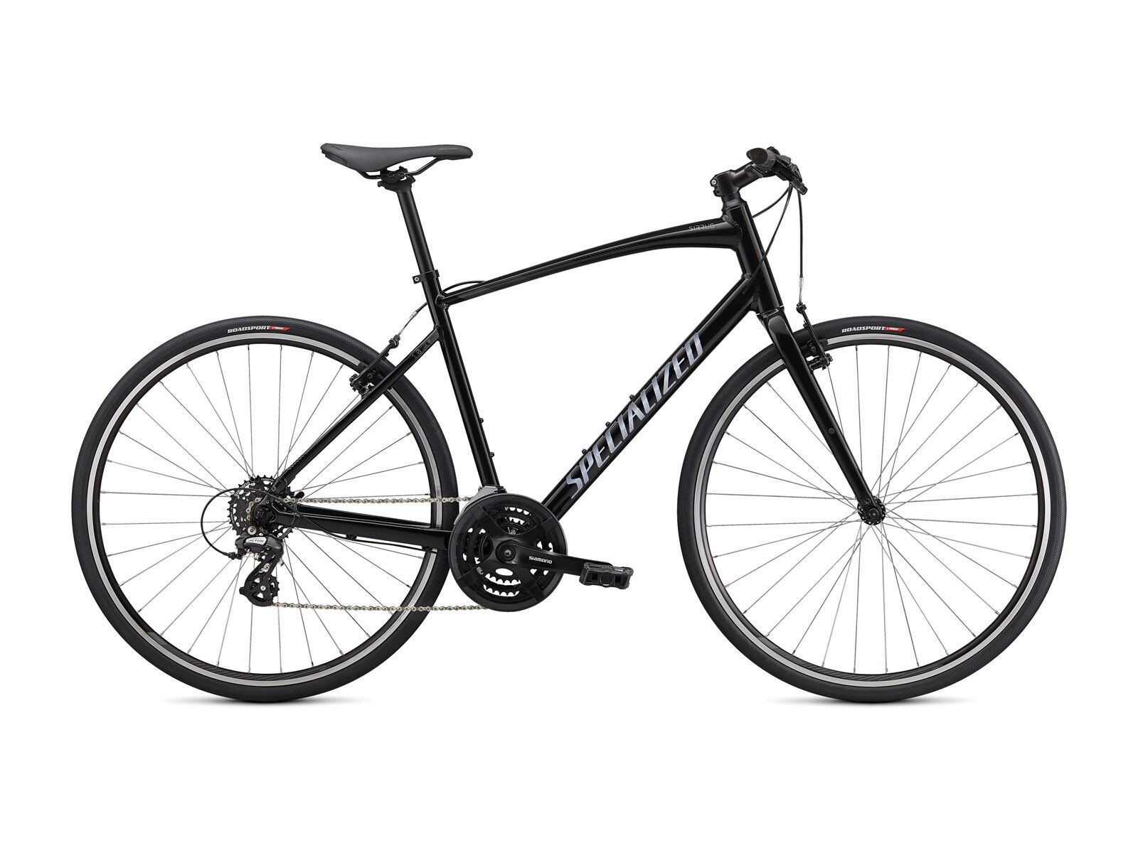 Specialized Sirrus 1.0, gloss black/charcoal/satin black reflective - Bild 1