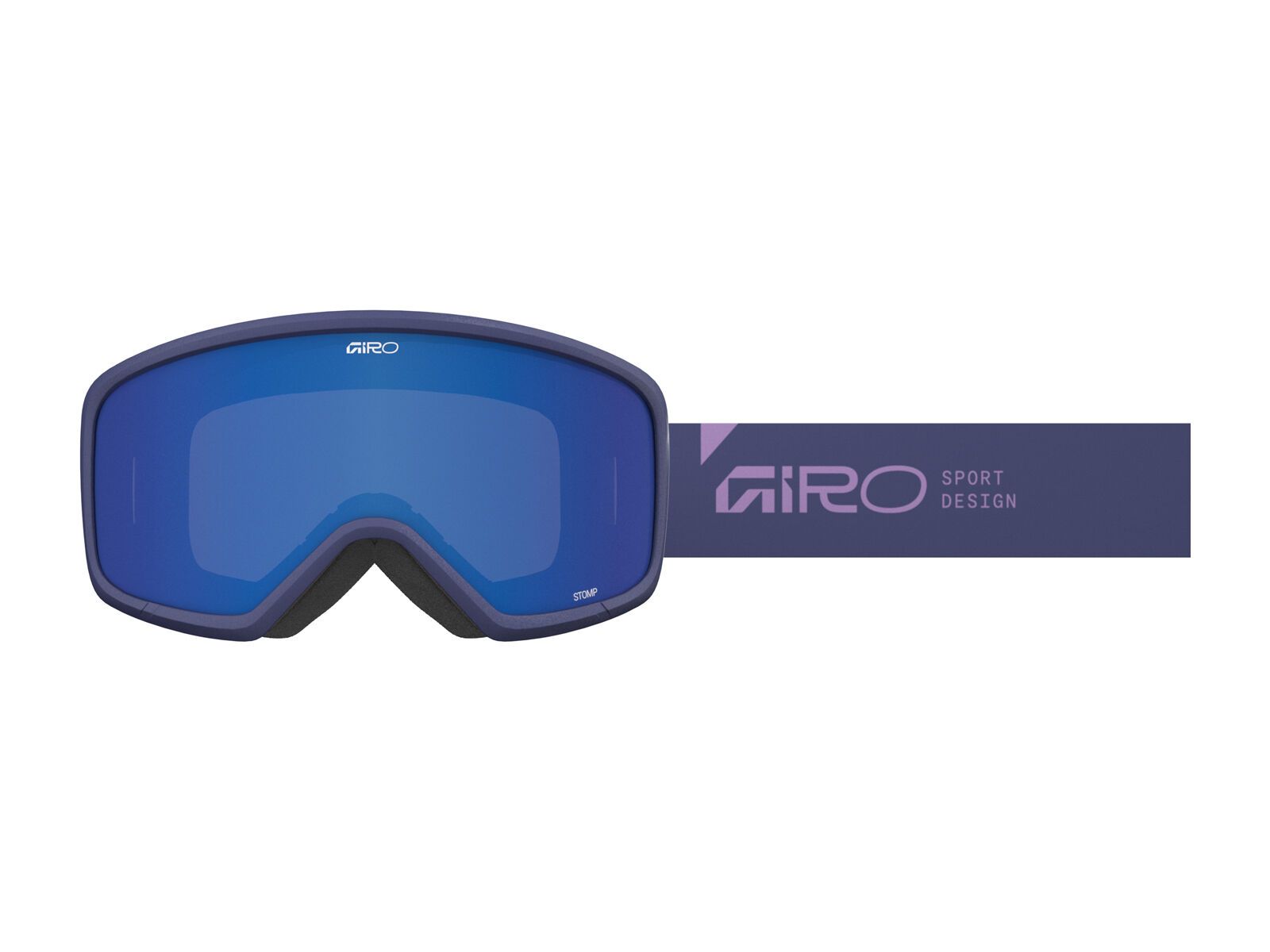 Giro Stomp, Grey Cobalt / wordmark mauve - Bild 1