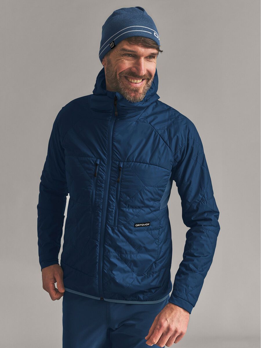 Ortovox Venet Swisswool 60 Jacket M, blue nunatak - Bild 3