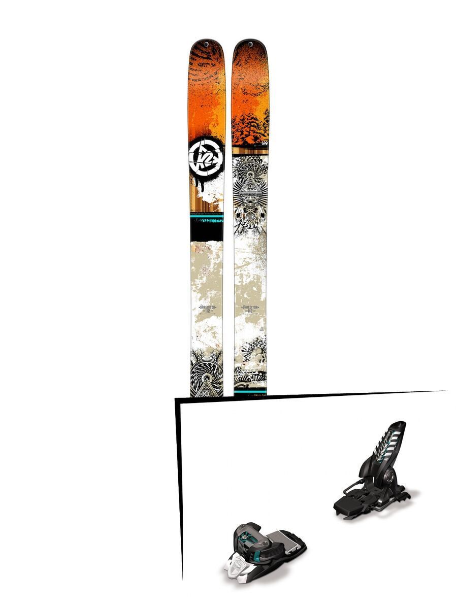 K2 SKI Set: Shreditor 112 2015 + Marker Griffon 13 - Bild 1
