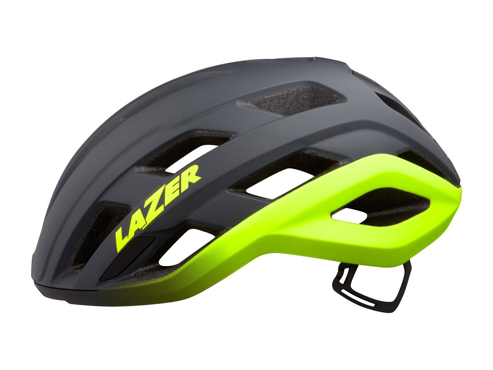 Lazer Strada KinetiCore, matte dark grey flash yellow - Bild 4