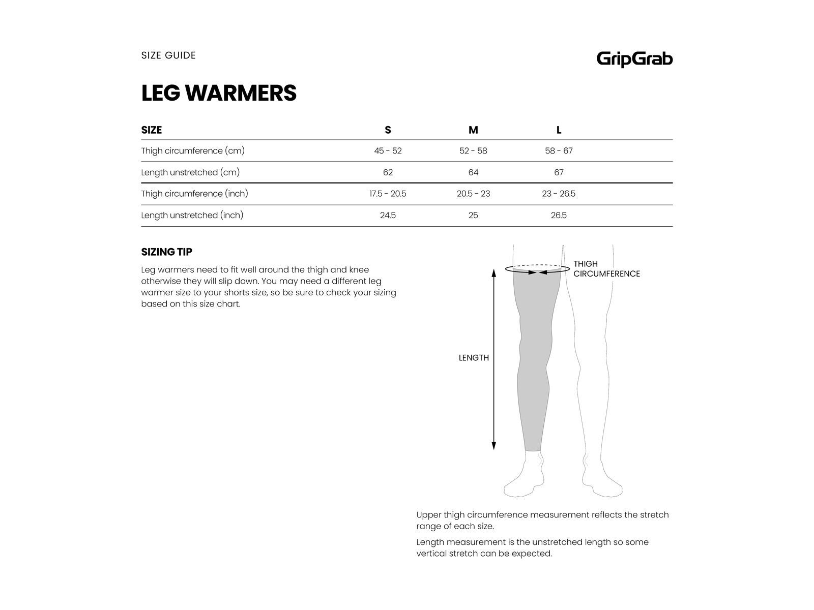 GripGrab PACR Spring-Autumn Leg Warmers, black - Bild 7