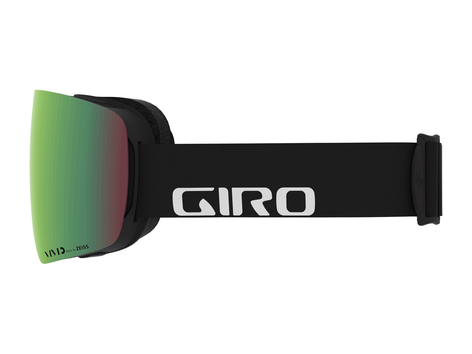 Giro Contour inkl. WS, black wordmark/Lens: vivid emerald/vivid infrared - Bild 2