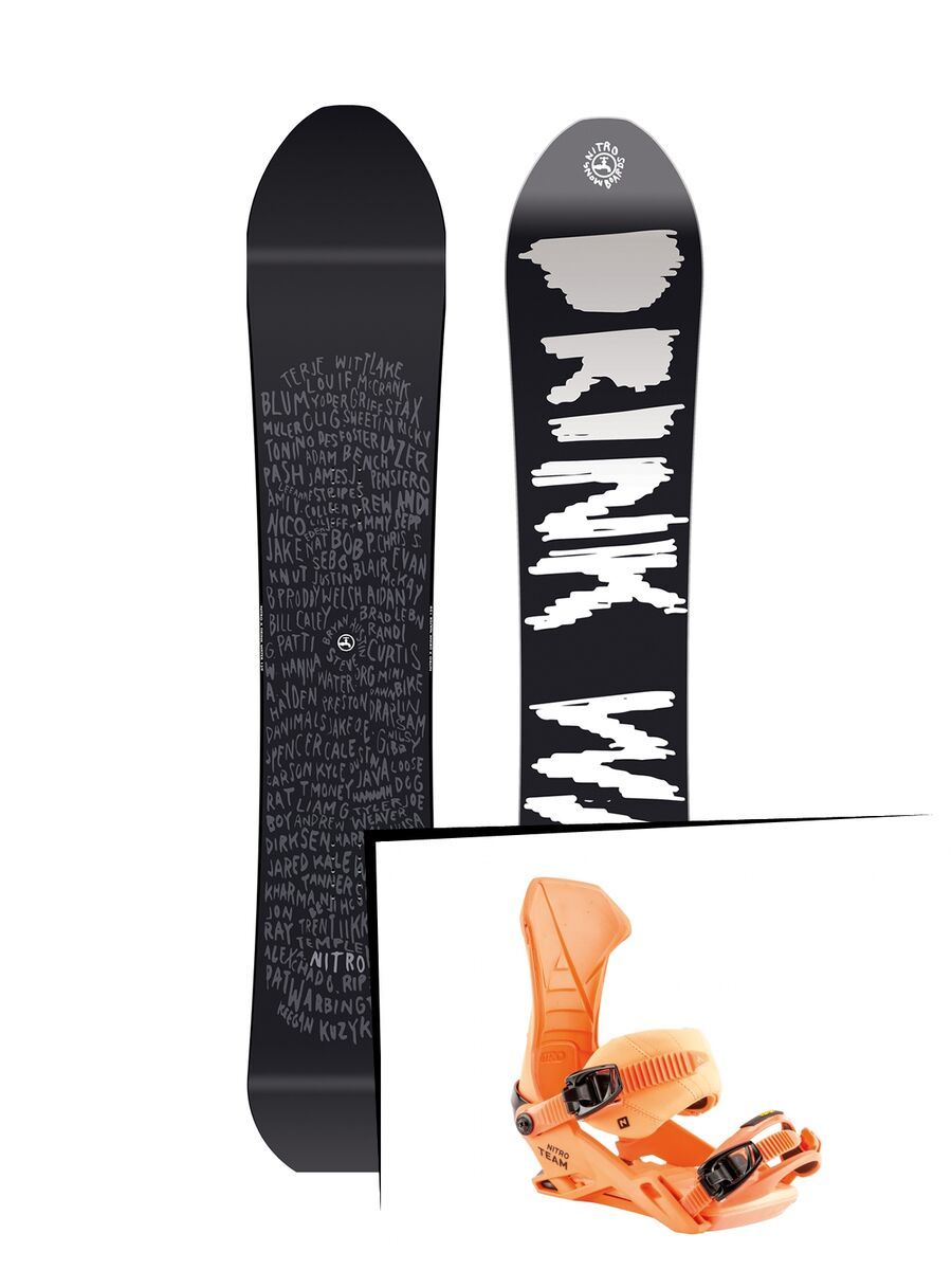 Set: Nitro Drink Water Fusion 2019 + Nitro Team muted brights series orange - Bild 1