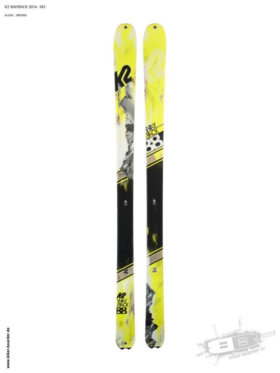 K2 SKI Set: WayBack 2014 + Marker F12 Tour EPF - Bild 2