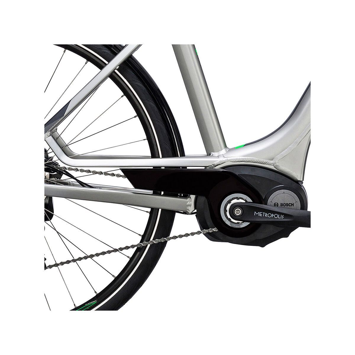 Cube Touring Hybrid ONE 400 Easy Entry, silver´n´flashgreen - Bild 3