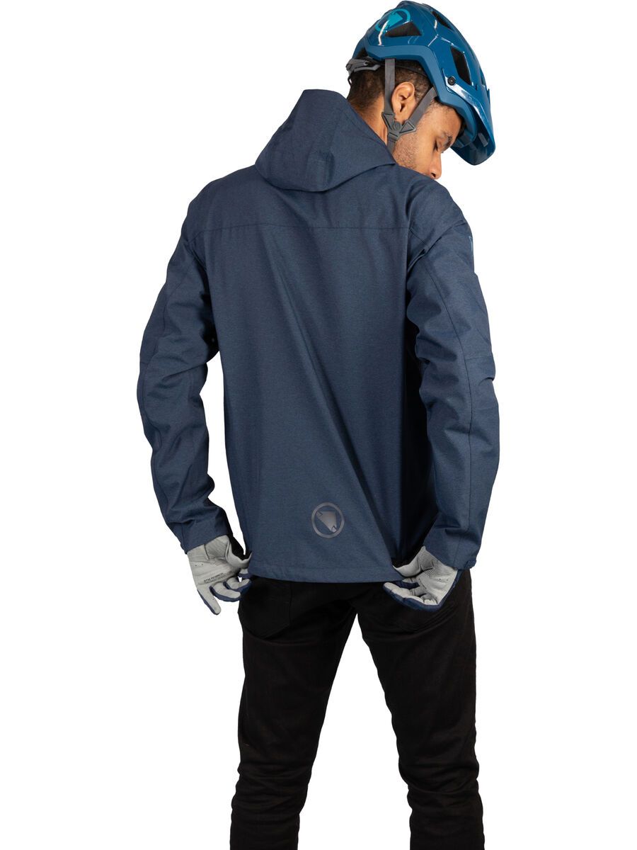Endura Hummvee Wasserdichte Kapuzenjacke, ink blue - Bild 13