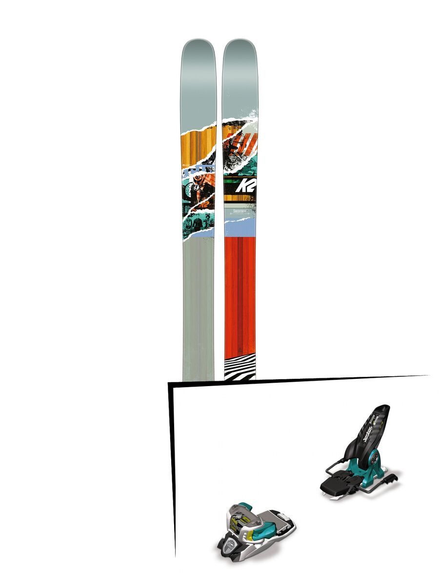 Set: K2 SKI Shreditor 112 2016 + Marker Jester 16 (377329) - Bild 1