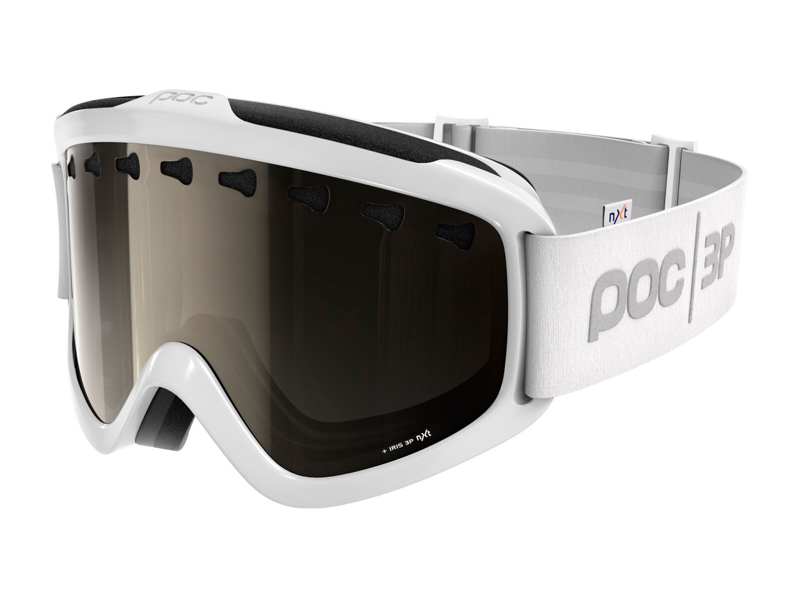 POC Iris 3P, hydrogen white/Lens: bronze photo silver mirror - Bild 1