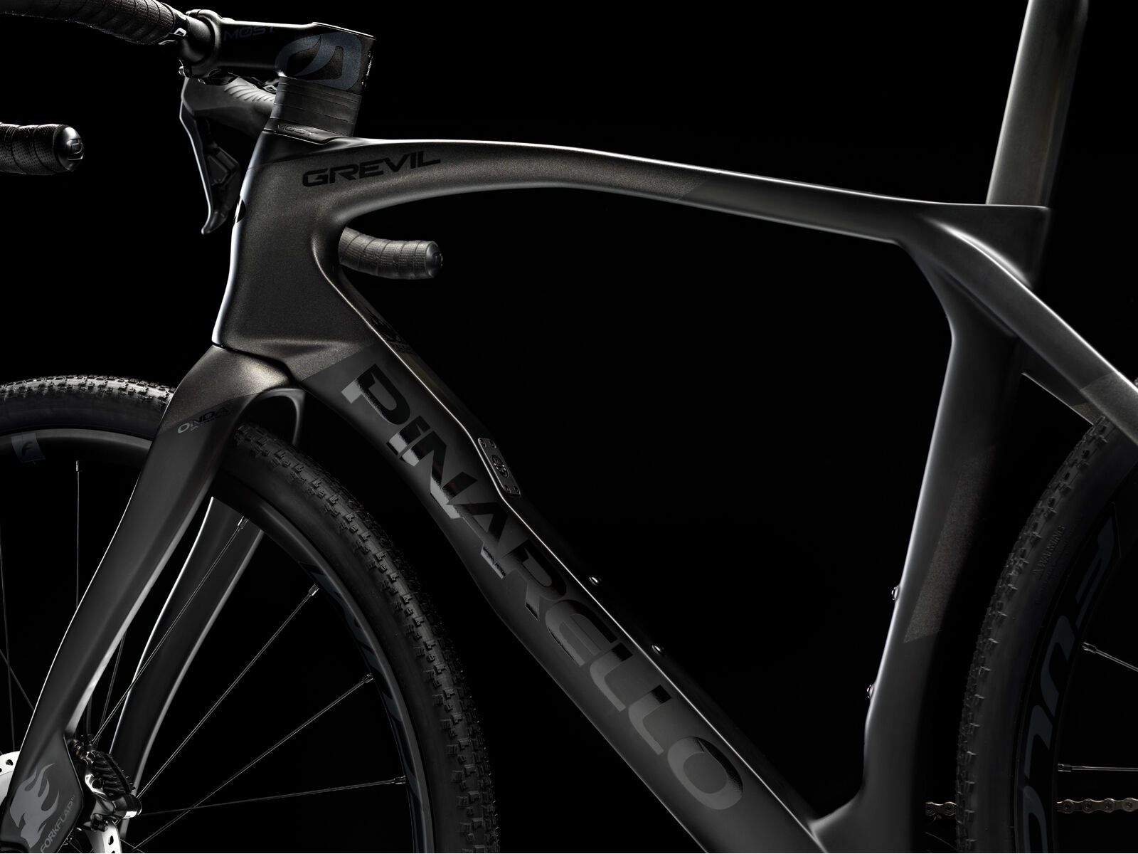 Pinarello Grevil GRX RX810 / Fulcrum Rapid Red 500 DB - 650B, iceland black - Bild 5