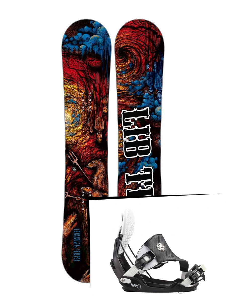 Set: Lib Tech From Hell Skate Banana 2017 + Flow Five Hybrid (1513190S) - Bild 1