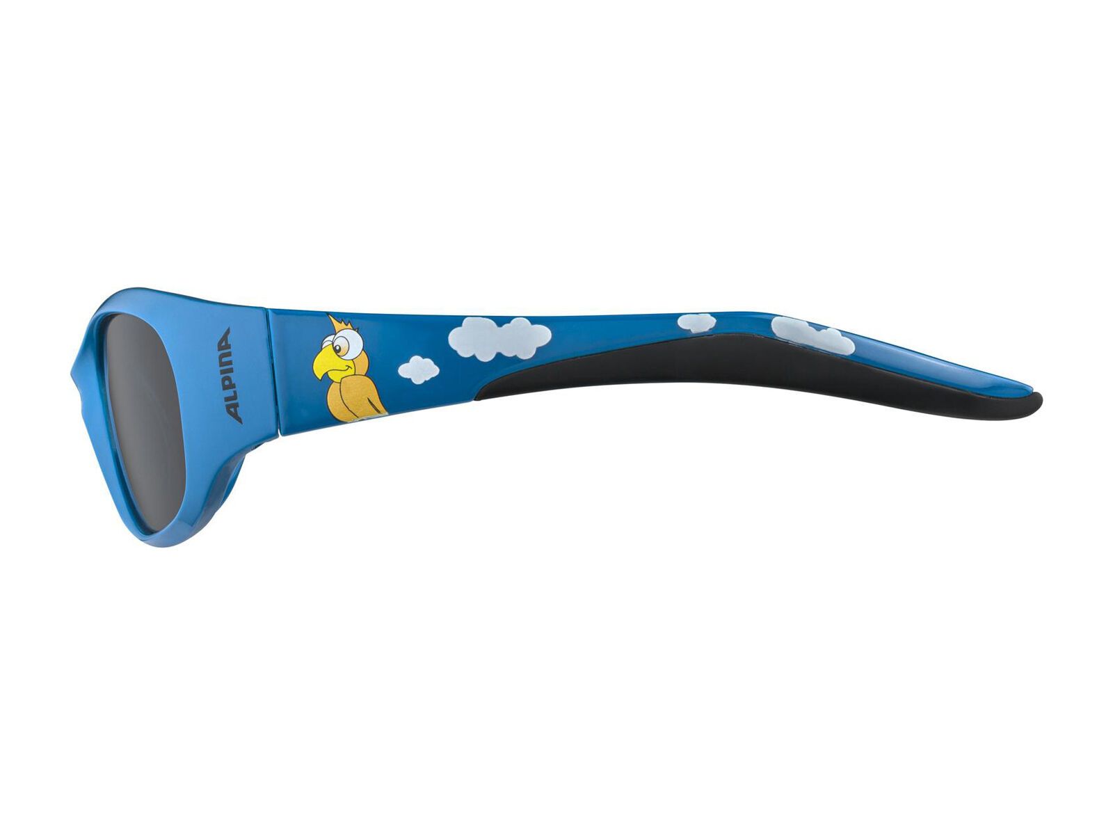 Alpina Flexxy Kids, Black / blue pirat gloss - Bild 3