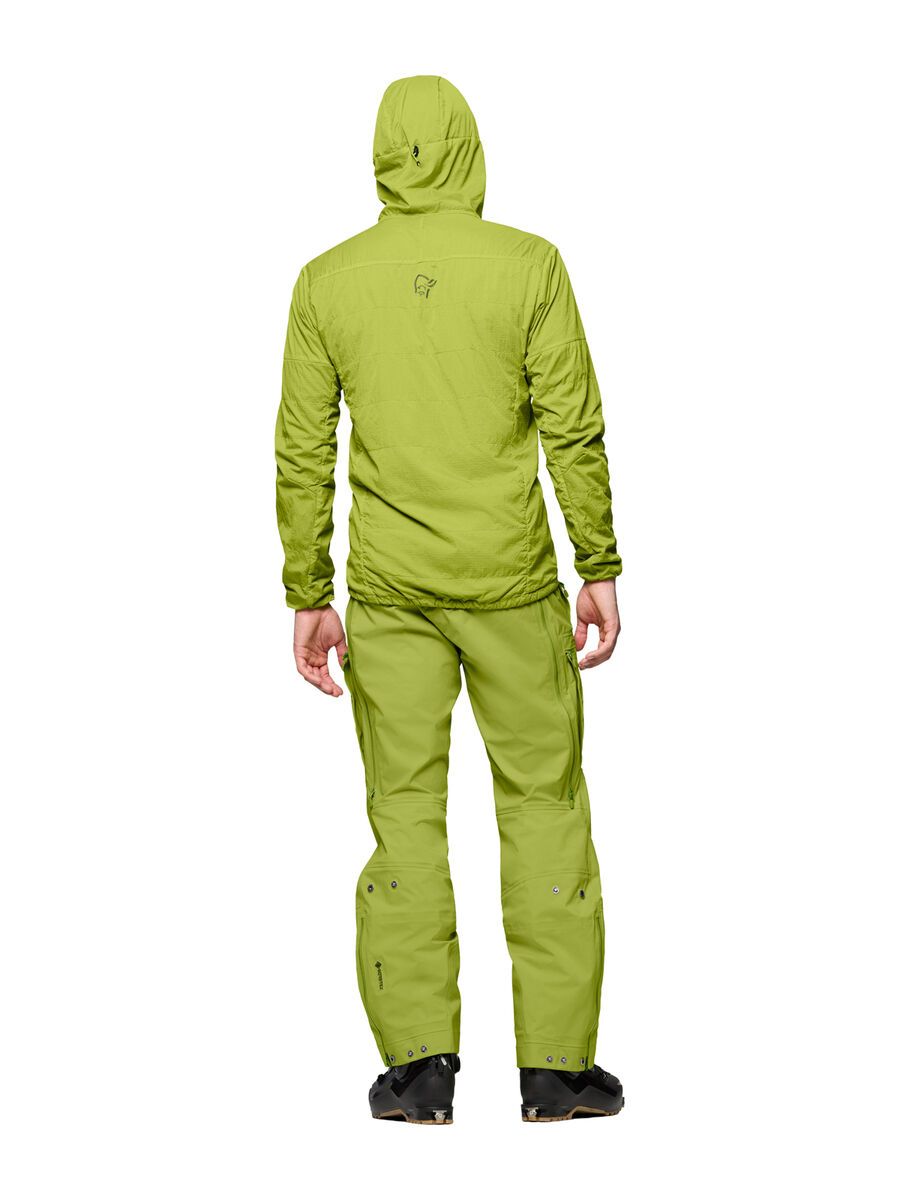 Norrona lyngen thermo100active Zip Hood M's, dark citron - Bild 7
