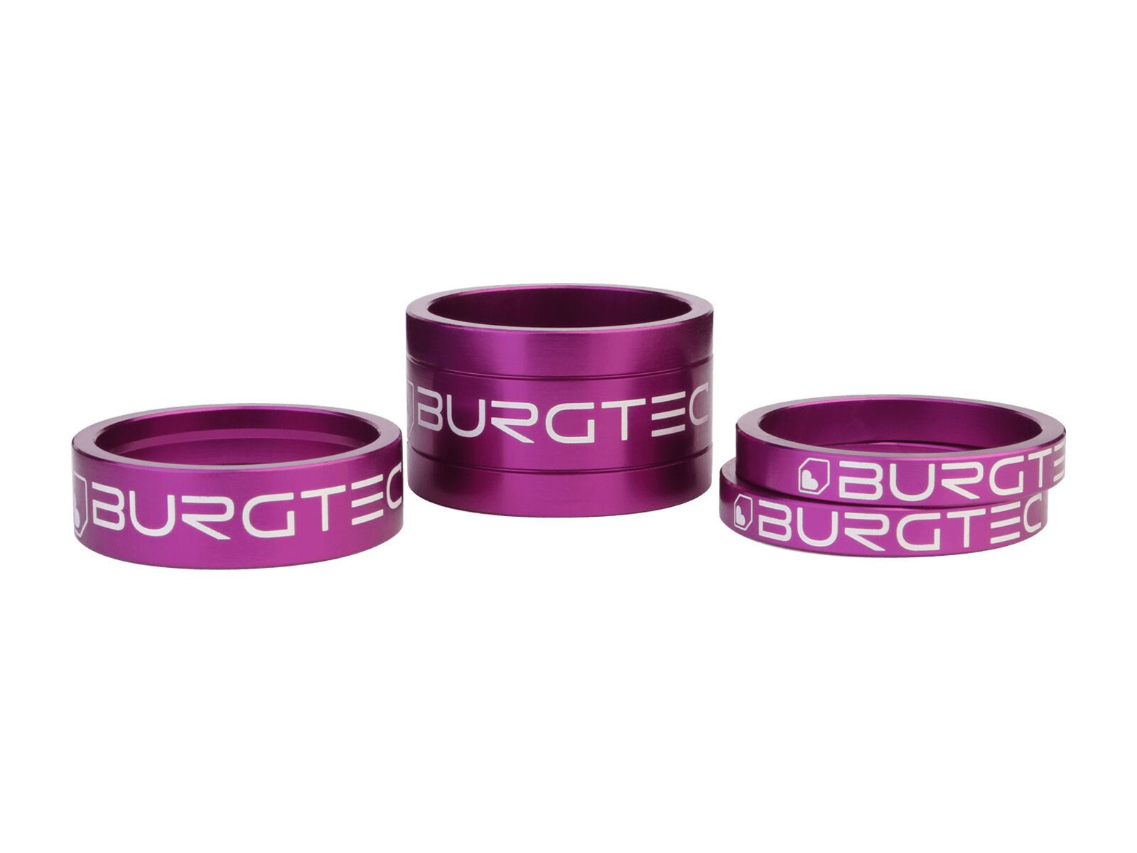 Burgtec Stem Spacers, purple rain - Bild 1