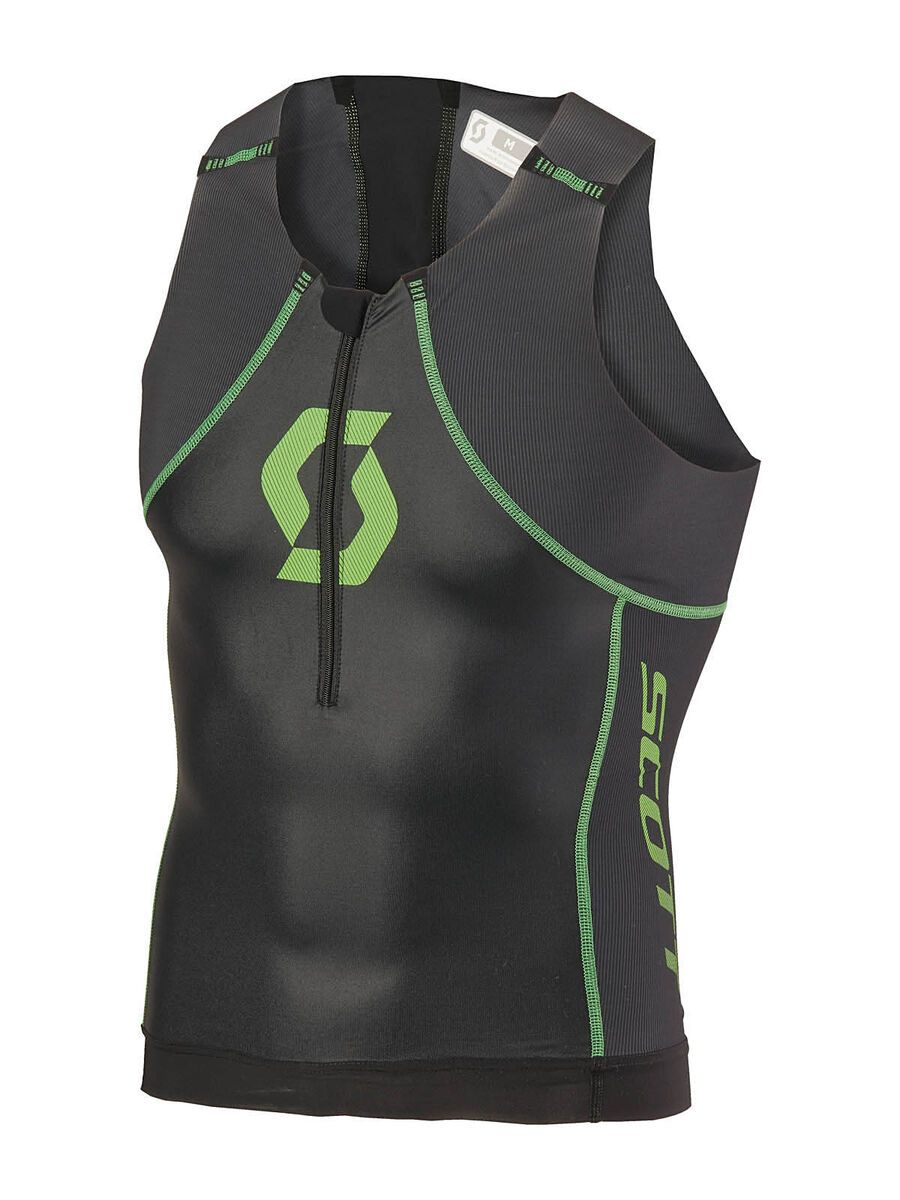 Scott Plasma Tanktop, black/green - Bild 1