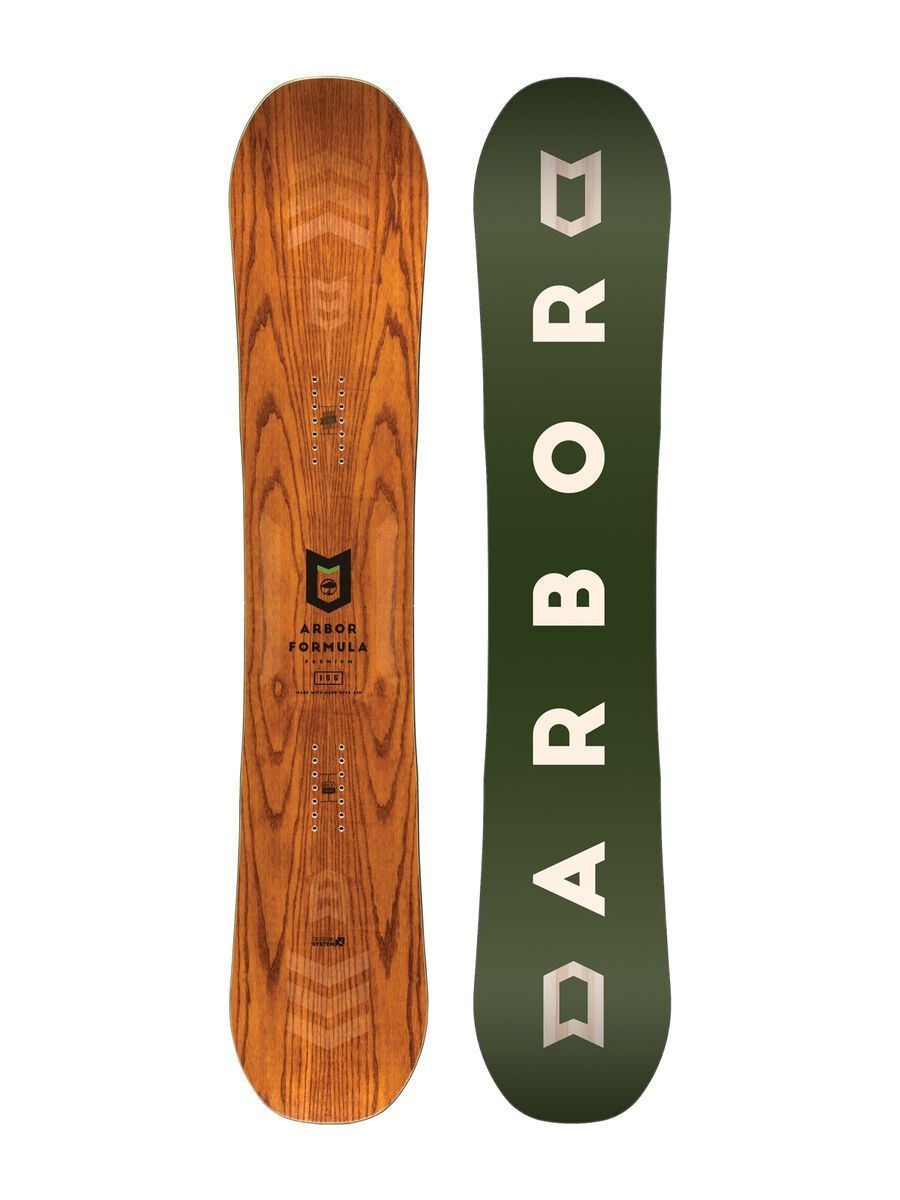 Set: Arbor Formula Premium Mid Wide 2017 + Nitro Zero 2017, shaka - Snowboardset | Bild 2