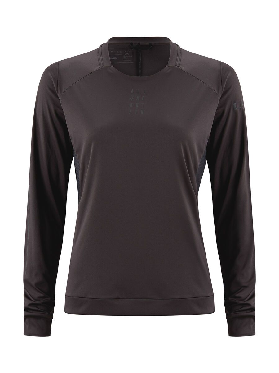 Cube WS AM Rundhalstrikot langarm, black - Bild 1